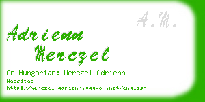 adrienn merczel business card